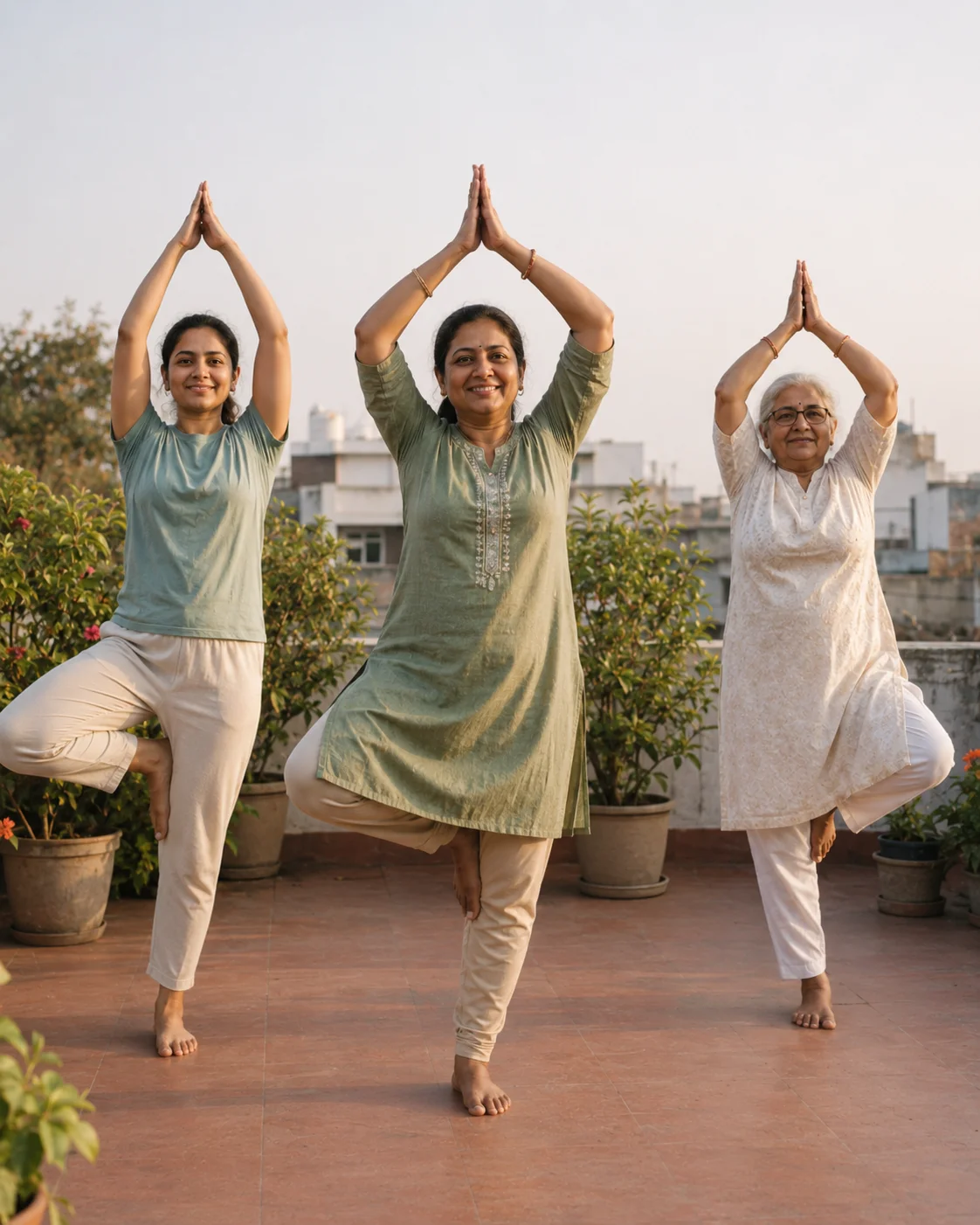 Structured Ojusvi yoga wellness program visual
